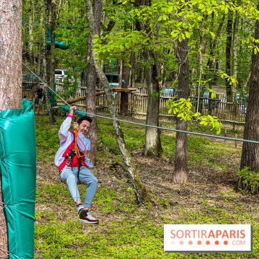 Aventure Floreval, l'accrobranche canon aux portes de Paris