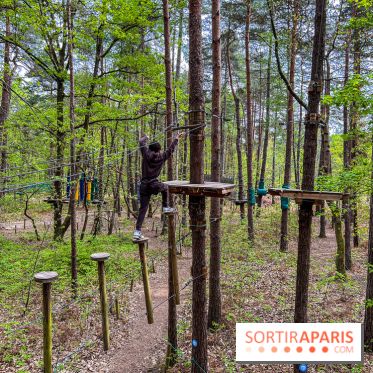 Aventure Floreval, l'accrobranche canon aux portes de Paris