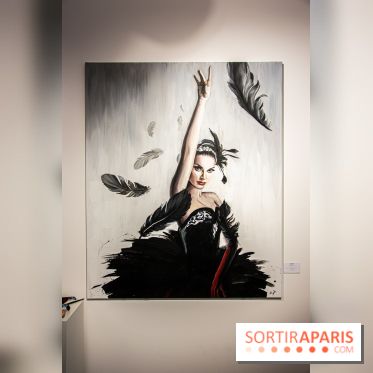 Pop Corn Time, nos photos de l'exposition de toiles et de NFT à la galerie Goldshteyn-Saatort