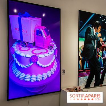 Pop Corn Time, nos photos de l'exposition de toiles et de NFT à la galerie Goldshteyn-Saatort