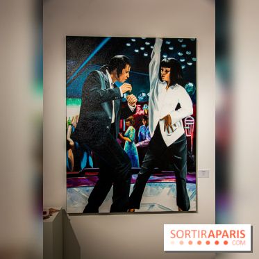 Pop Corn Time, nos photos de l'exposition de toiles et de NFT à la galerie Goldshteyn-Saatort