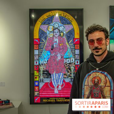 Pop Corn Time, nos photos de l'exposition de toiles et de NFT à la galerie Goldshteyn-Saatort