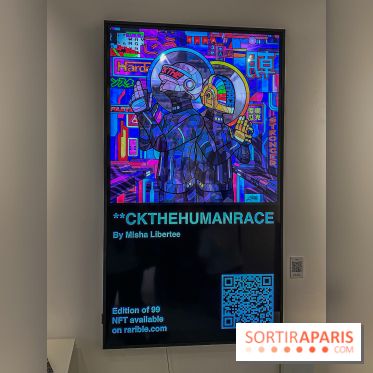 Pop Corn Time, nos photos de l'exposition de toiles et de NFT à la galerie Goldshteyn-Saatort