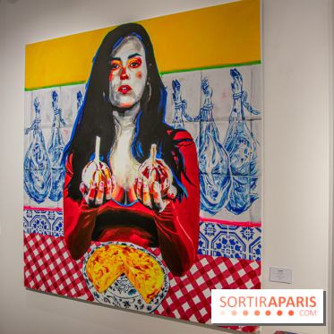 Pop Corn Time, nos photos de l'exposition de toiles et de NFT à la galerie Goldshteyn-Saatort