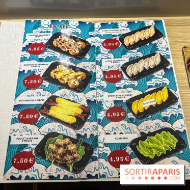 Kibo No Ki restaurant, carte