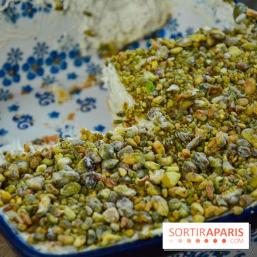 Un bar à glaces et un dessert dans un train de la Félicita