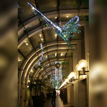 Illumination du Forum des Halles par Samuel Le Bihan