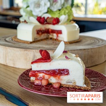 Rosa, la pâtisserie fraise rose de Claire Heitzler pour la Fête des Mères