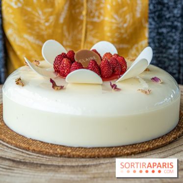 Rosa, la pâtisserie fraise rose de Claire Heitzler pour la Fête des Mères