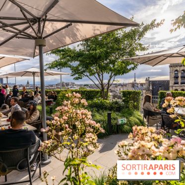 Le jardin estival sur les terrasses du cheval Blanc