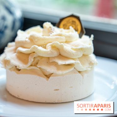 Thé glacé et pavlova Flower Summer chez Mariage Frères