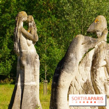 Le jardin de sculptures de la Dhyus, un lieu insolite en Île-de-France