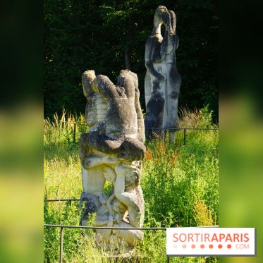 Le jardin de sculptures de la Dhyus, un lieu insolite en Île-de-France