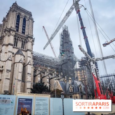 Visuels Paris - Notre-Dame travaux flèche