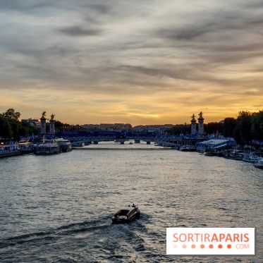 Visuels Paris - La Seine - Coucher de soleil