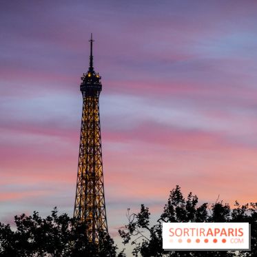 Visuels Paris - Tour Eiffel - Coucher de soleil