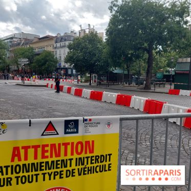 Visuels Paris - Tour de France - restrictions de circulation