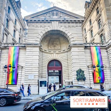 Visuels Paris - pride lgbt drapeau garde de paris