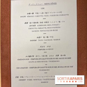 Tenzen restaurant japonais confidentiel de Tempuras