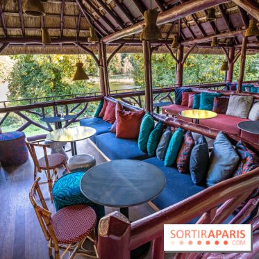 L’hôtel Les Étangs de Corot - terrasse guinguette