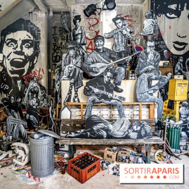 Exposition Jef Aérosol à Paris, 40 ans de pochoirs