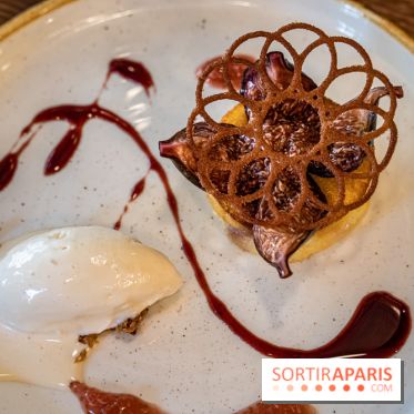 Sphère restaurant Paris 8e - dessert figue