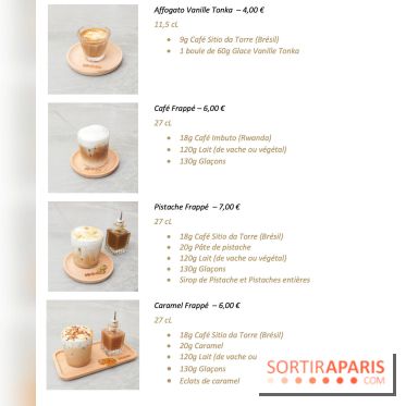 L'Éclair de Génie Café Paris - carte - menu