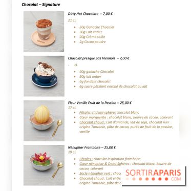 L'Éclair de Génie Café Paris - carte - menu