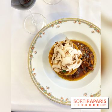 Restaurant Benoit Paris - Champignons d"automne