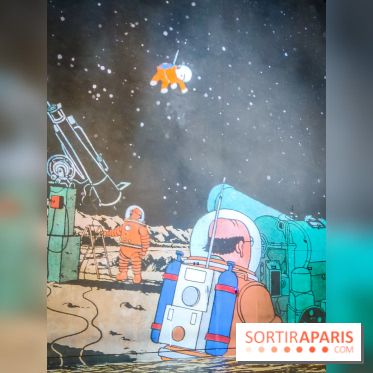Tintin, l'aventure immersive à l'Atelier des Lumières : l'exposition insolite à vivre - nos photos