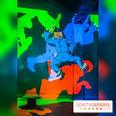 Tintin, l'aventure immersive à l'Atelier des Lumières : l'exposition insolite à vivre - nos photos