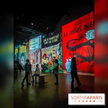 Tintin, l'aventure immersive à l'Atelier des Lumières : l'exposition insolite à vivre - nos photos