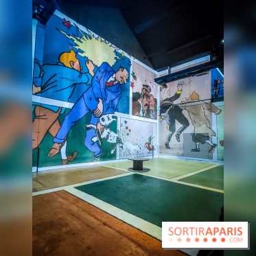 Tintin, l'aventure immersive à l'Atelier des Lumières : l'exposition insolite à vivre - nos photos