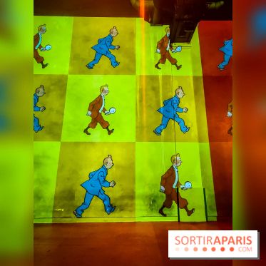 Tintin, l'aventure immersive à l'Atelier des Lumières : l'exposition insolite à vivre - nos photos