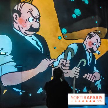 Tintin, l'aventure immersive à l'Atelier des Lumières : l'exposition insolite à vivre - nos photos