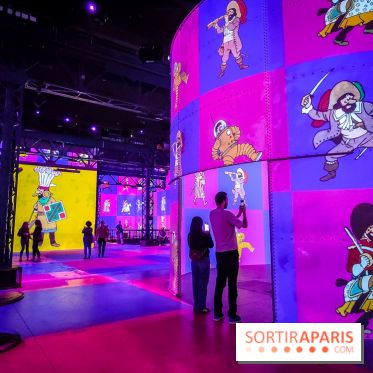 Tintin, l'aventure immersive à l'Atelier des Lumières : l'exposition insolite à vivre - nos photos