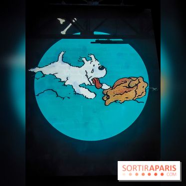 Tintin, l'aventure immersive à l'Atelier des Lumières : l'exposition insolite à vivre - nos photos