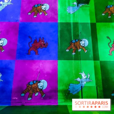 Tintin, l'aventure immersive à l'Atelier des Lumières : l'exposition insolite à vivre - nos photos