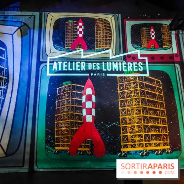 Tintin, l'aventure immersive à l'Atelier des Lumières : l'exposition insolite à vivre - nos photos