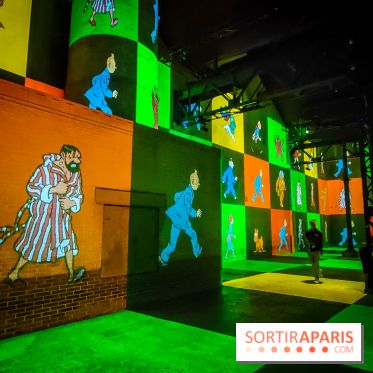 Tintin, l'aventure immersive à l'Atelier des Lumières : l'exposition insolite à vivre - nos photos