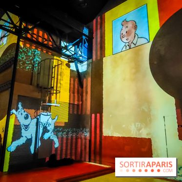 Tintin, l'aventure immersive à l'Atelier des Lumières : l'exposition insolite à vivre - nos photos