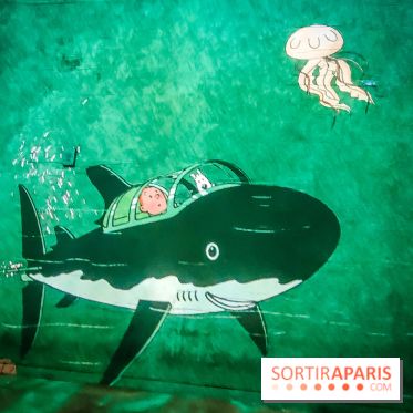 Tintin, l'aventure immersive à l'Atelier des Lumières : l'exposition insolite à vivre - nos photos