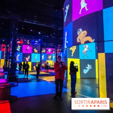 Tintin, l'aventure immersive à l'Atelier des Lumières : l'exposition insolite à vivre - nos photos