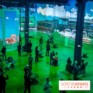 Tintin, l'aventure immersive à l'Atelier des Lumières : l'exposition insolite à vivre - nos photos
