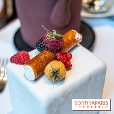 Le Tea Time d'Automne de Quentin Lechat au Royal Monceau -Raffles Paris - gavotte chantilly fruit