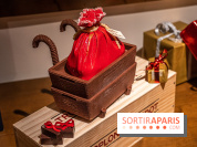 La Bûche de Noël d'Adrien Salavert aux Belles Perdrix de Troplong Mondot 2022 - hotte de vendanges du Père Noël