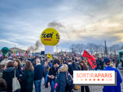 Manifestation Paris - Visuels - Réforme des retraites place Concorde