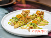 Rivages restaurant du Scribe par Martin Simolka - asperges blanches des landes - moutarde fumée - kumquat