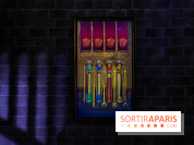 Harry Potter l'exposition coupe des quatre maisons sabliers