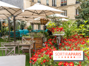 La terrasse cachée du Joy à l'Hôtel Fouquet's 2023 : le jardin de coquelicots -  A7C2735